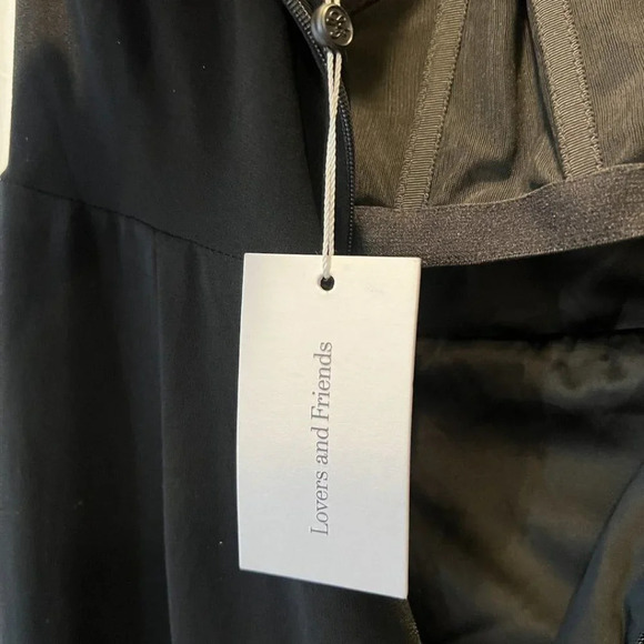 NWT Lovers and Friends Black Strapless Formal Gown $178 - Picture 11 of 14